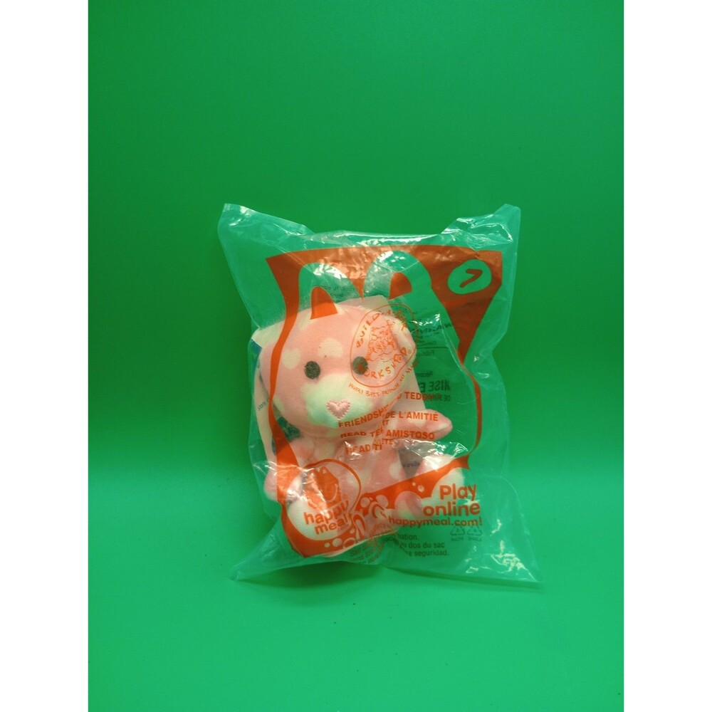 Friendship Read Teddy Toy McDonalds Happy Meal #7 Build A Bear